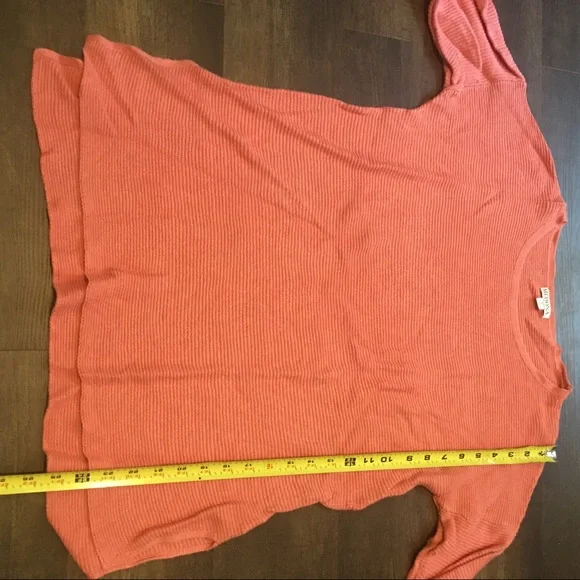[Merona] $1 BUNDLE Coral Ribbed Top - Picture 5 of 6